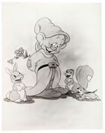 DOPEY OVER-SIZED PUBLICITY PHOTO.
