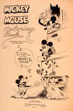 EARLY "MICKEY MOUSE COLORING BOOK" HIGH GRADE PAINT BOOK.