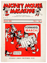 "MICKEY MOUSE MAGAZINE" RARE FIRST SERIES ISSUE.