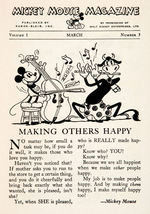 "MICKEY MOUSE MAGAZINE" RARE FIRST SERIES ISSUE.