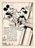 "MICKEY MOUSE MAGAZINE" RARE FIRST SERIES ISSUE.