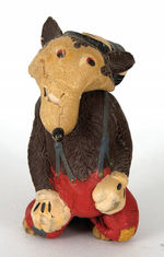 "THE BIG BAD WOLF" EXTREMELY RARE FIGURE WITH BOX BY SEIBERLING.