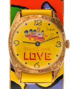 "BEATLES YELLOW SUBMARINE - LOVE" RARE SHEFFIELD WATCH.