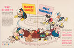 "BOXOFFICE" EXHIBITOR MAGAZINE PAIR WITH CLASSIC MICKEY MOUSE ADVERTISING SECTIONS.