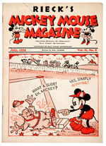 MICKEY MOUSE DAIRY PROMOTION MAGAZINE VOL. 2, NO. 9.