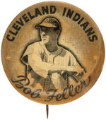 BOB FELLER AND CLEVELAND INDIANS FOUR ITEMS.