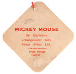 MICKEY MOUSE ENGLISH DOLL BY DEAN'S RAG BOOK CO. WITH TAG.