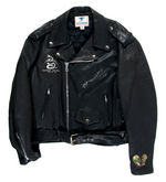 "METALLICA - WHEREVER I MAY ROAM" SIGNED LEATHER TOUR JACKET.