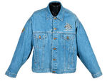 "METALLICA - WHEREVER I MAY ROAM" BAND-SIGNED DENIM TOUR JACKET.