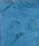 "METALLICA - WHEREVER I MAY ROAM" BAND-SIGNED DENIM TOUR JACKET.