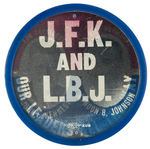 RARE JFK/LBJ "OUR LEADERS ALL THE WAY" JUGATE FLASHER HAKE #2005.