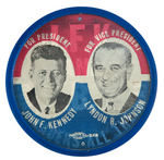 RARE JFK/LBJ "OUR LEADERS ALL THE WAY" JUGATE FLASHER HAKE #2005.