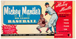 "MICKEY MANTLE'S BIG LEAGUE BASEBALL" 1957 COMPLETE BOXED GAME.