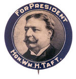 TAFT SCARCE WITH "HON." (HONORABLE) TITLE.