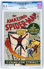 "AMAZING SPIDER-MAN" #1 (REPRINT) 1966 CGC 8.5 VF+.