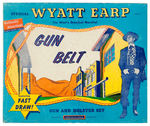 “WYATT EARP” BOXED DOUBLE CAP GUN SET WITH HOLSTER.