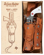 BOXED “DELUXE HOLSTER FOR STALLION .45" WITH CAP PISTOL.