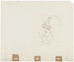 "FERDINAND THE BULL" ORIGINAL PRODUCTION DRAWING PAIR.