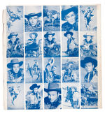 ROY ROGERS EXHIBIT CARD VENDING MACHINE DISPLAY SIGN.