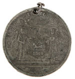 EARLY "CATHOLIC TOTAL ABSTINENCE SOCIETY" MEDAL.