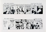 “THE GREEN HORNET” 1941 PROMO BOOK FOR REJECTED COMIC STRIP AND 1953 SYNDICATE LETTER.