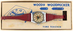 "WOODY WOODPECKER WRIST WATCH" BOXED GIRL'S MODEL INGRAHAM WATCH.