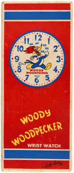 "WOODY WOODPECKER WRIST WATCH" BOXED GIRL'S MODEL INGRAHAM WATCH.