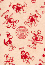 “AESOP’S FABLES MOVIE BOOK” ANIMATION CHARACTER HANKIES BOOK IN RARE STORE ENVELOPE.