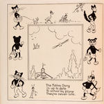 “AESOP’S FABLES MOVIE BOOK” ANIMATION CHARACTER HANKIES BOOK IN RARE STORE ENVELOPE.