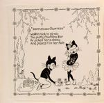 “AESOP’S FABLES MOVIE BOOK” ANIMATION CHARACTER HANKIES BOOK IN RARE STORE ENVELOPE.