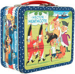 "HECTOR HEATHCOTE" METAL LUNCH BOX WITH THERMOS.