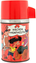 "HECTOR HEATHCOTE" METAL LUNCH BOX WITH THERMOS.