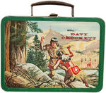 "DAVY CROCKETT" METAL LUNCH BOX WITH THERMOS.