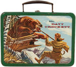 "DAVY CROCKETT" METAL LUNCH BOX WITH THERMOS.