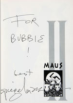 ART SPIEGELMAN “MAUS II A SURVIVOR’S TALE ” SOFTCOVER WITH SELF-CARICATURE AS MAUS.