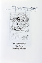 "FREEHAND - THE ART OF STANLEY MOUSE" SIGNED & REMARQUED BOOK.