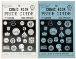 “THE COMIC BOOK PRICE GUIDE” SIGNED COVER PROOFS LOT OF FOUR.