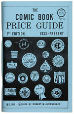 “THE COMIC BOOK PRICE GUIDE 1st EDITION” BLUE COVER SECOND PRINTING SIGNED.