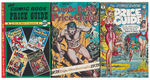 “THE COMIC BOOK PRICE GUIDE” LOT OF 11 SIGNED INCLUDING FOUR HARDCOVERS.