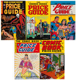 “THE COMIC BOOK PRICE GUIDE” LOT OF 30 SIGNED INCLUDING TEN HARDCOVERS.