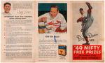 “DIZZY DEAN WINNERS” CLUB LOT OF FOUR PREMIUMS WITH “BUCK JONES” PRIZE FOLDER.