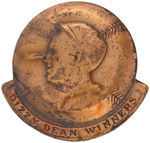 “DIZZY DEAN WINNERS” CLUB LOT OF FOUR PREMIUMS WITH “BUCK JONES” PRIZE FOLDER.