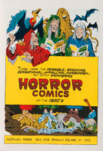 “EC PORTFOLIO” NUMBERS 1,  2 , 5 AND “EC HORROR COMICS” HARDCOVER.