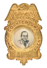 "SPECIAL COUNTER SPY JUNIOR AGENT" PEPSI-COLA PREMIUM BADGE