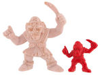 MONSTER IN MY POCKET "RED CAP" ORIGINAL 2-UP WAX SCULPT AND 1 TO 1 PROTOTYPE FIGURE.