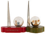 1939 NEW YORK WORLD'S FAIR TRYLON & PERISPHERE SOUVENIR LOT.