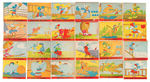 WALT DISNEY STRIP CARDS COMPLETE SET.