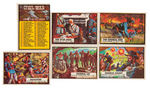 "CIVIL WAR NEWS" ENGLISH GUM CARD & BANKNOTE COMPLETE SET.