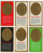 PRESIDENTS AND FAMOUS AMERICANS TOPPS GUM CARD SET.