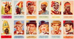 TOPPS X-RAY ROUNDUP STAMP SHEET.